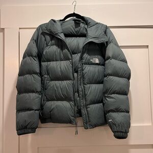 north face cropped puffer jacket